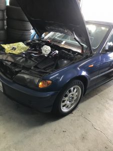 BMW 3シリーズ  ブロアファンモーター交換